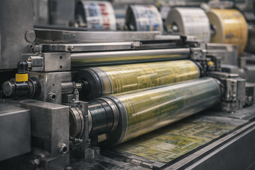 Flexographic plate preparation for production printing
